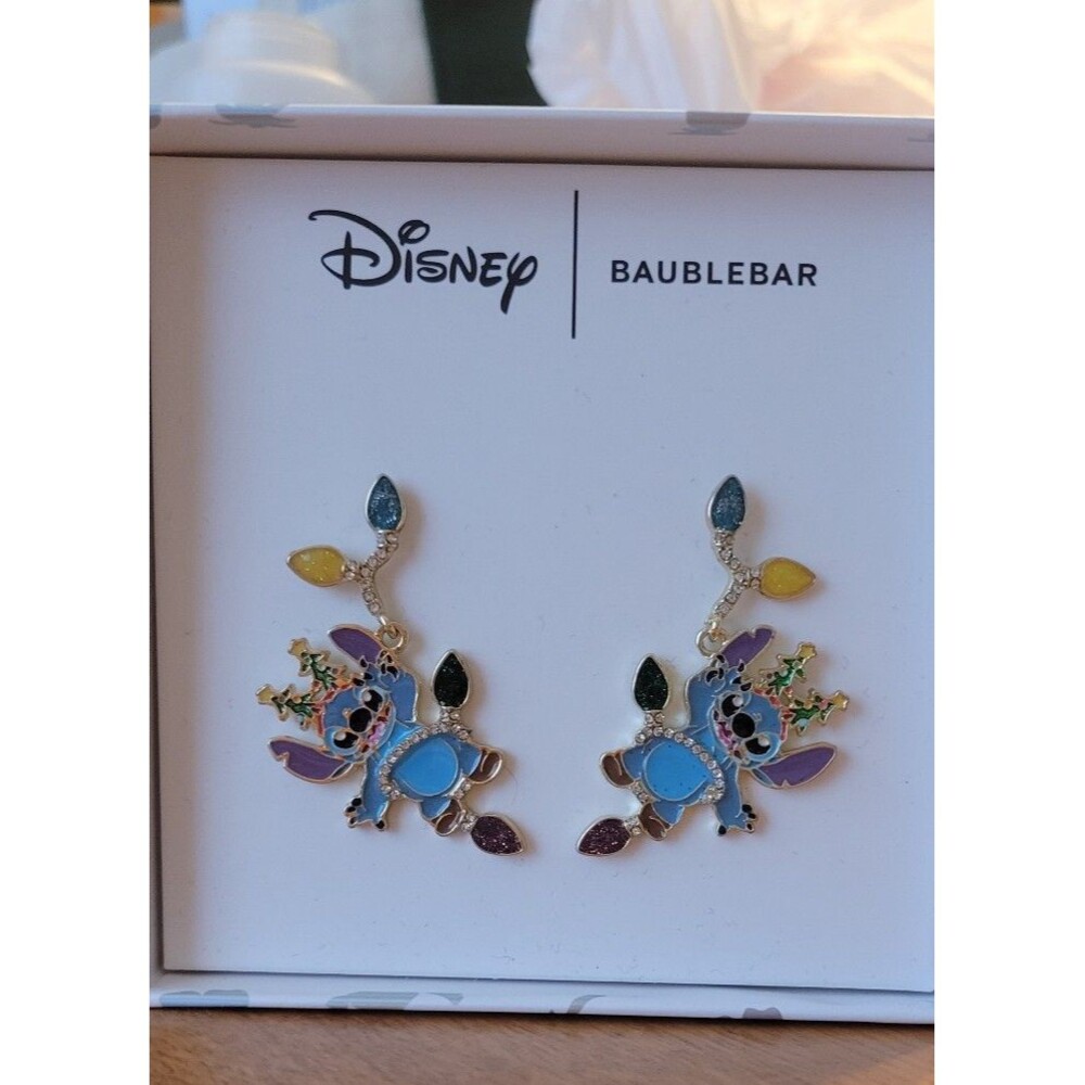 Baublebar Holiday Disney Earrings with Stitch